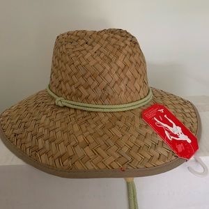 NWT Peter Grimm Lifeguard Straw Hat